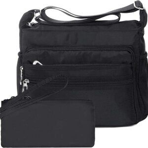 Crossbody Bag for Women Waterproof Shoulder Bag Messenger Bag Casual Nylon Purse